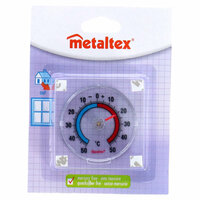 Metaltex Raam Thermometer 8X8 Cm Transparant