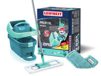Leifheit 55167 Profi Vloerwisser Xl 42 Cm Compleet Systeem Met Wieltjes Micro Duo + Static Plus