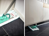 Leifheit 55169 Profi Vloerwisser Xl 42 Cm Met Aluminiumsteel 140 Cm Micro Duo + Static Plus
