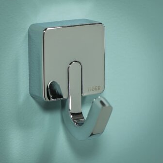 handdoekhaak Impuls chroom metaal 4,8 x 5,5 cm 387130346