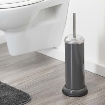 toiletborstel met houder Acero grijs 361730514