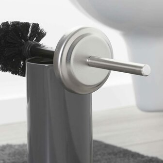 toiletborstel met houder Acero grijs 361730514