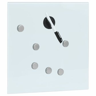 Sleutelkast met magneetbord 35x35x4 cm wit