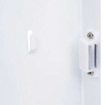 Sleutelkast met magneetbord 30x20x4 cm wit
