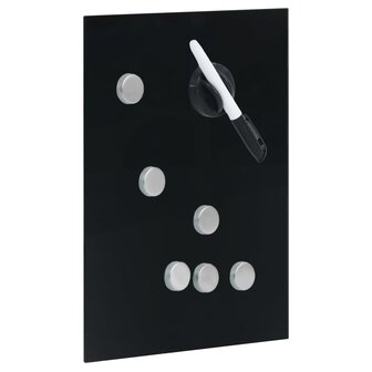 Sleutelkast met magneetbord 30x20x4 cm zwart