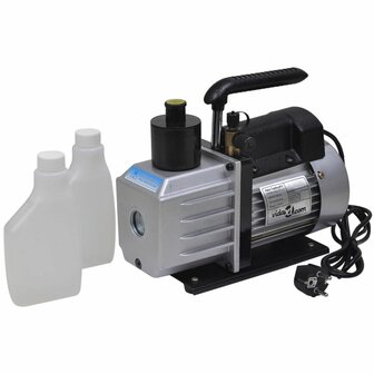 Vacu&uuml;mpomp 50 L/min met 2-voudige manometerset