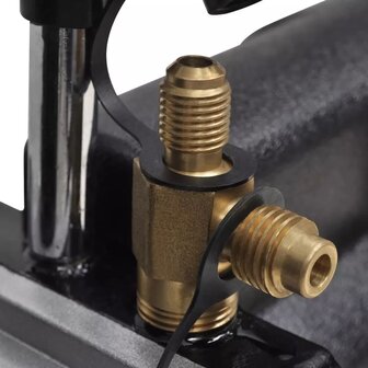 Vacu&uuml;mpomp 50 L/min met 4-voudige manometerset