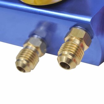 Vacu&uuml;mpomp 100 L/min met 4-voudige manometerset