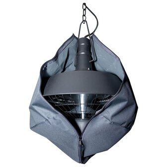 Hoes voor hangende verwarmer Indus grijs