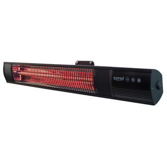Wandverwarmer Royal Diamond Dark 2000 W Rose Gold Carbon zwart