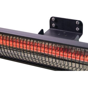 Wandverwarmer Royal Diamond Dark 2000 W Rose Gold Carbon zwart