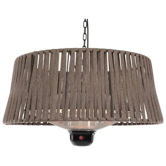 Hangende verwarmer Artix Corda 1800 W halogeen bruin