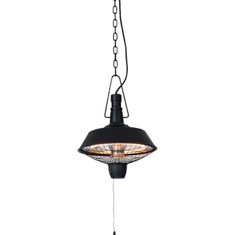 Hangende verwarmer Indus 2100 W halogeen zwart RSH16