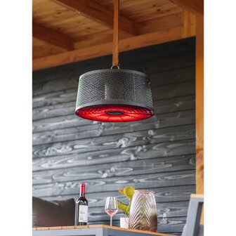 Heater Moderna Artix Ultra Smart hangend 2000 W ros&eacute;goud zwart