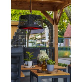 Heater Moderna Artix Ultra Smart hangend 2000 W ros&eacute;goud zwart