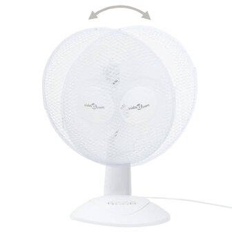 Tafelventilator 3 snelheden 40 W 30 cm wit