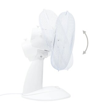 Tafelventilator 3 snelheden 40 W 30 cm wit