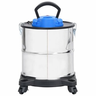 Asstofzuiger met HEPA filter 1200 W 20 L roestvrij staal