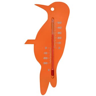 Wandthermometer vink oranje
