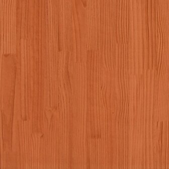Bedlades 2 st 75x55x16 massief grenenhout wasbruin