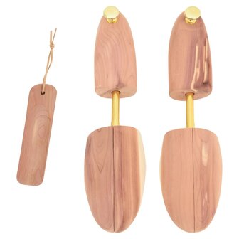 Schoenspanner met schoenlepel EU 39-41,5 massief cederhout