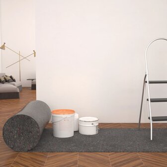 Schildersvlies anti-slip 50 m 280 g/m&sup2; grijs