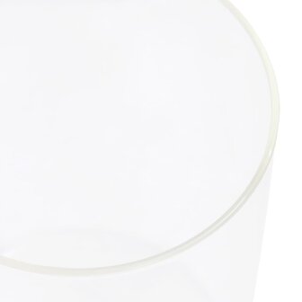 Opbergpotten met bamboe deksels 4 st 800 ml glas