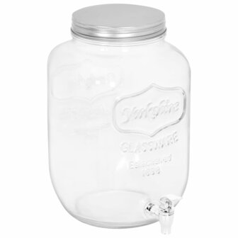 Drankdispensers 2 st 8050 ml glas