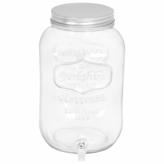 Drankdispensers 2 st 8050 ml glas