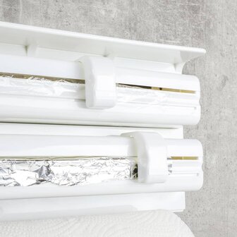 Rolhouder wandmontage wit