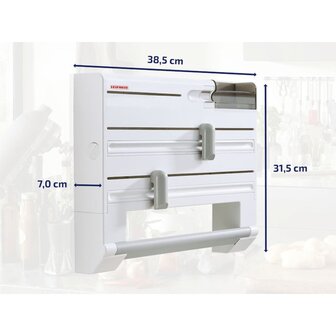 Rolhouder voor aan de muur Parat Plus wit 25723