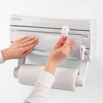 Rolhouder voor aan de muur Parat F2 wit 25771