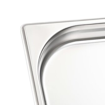 Gastronormbakken 8 st GN 1/2 40 mm roestvrij staal