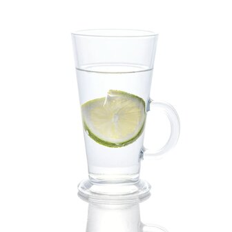 Latteglazen met handvat 6 stuks 250 ml
