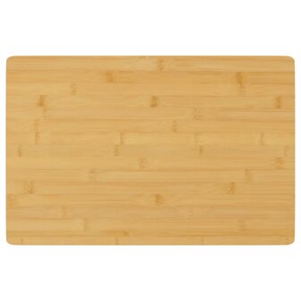 Ontbijtborden 6 st 35x23x0,8 cm bamboe