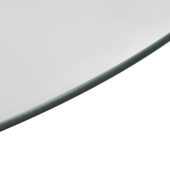 Serveerbord draaiend 60 cm gehard glas transparant