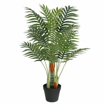 Kunstpalmboom met 3 stammen 85 cm polypropeen groen