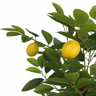 Kunstcitroenboom met 3 stammen 180 cm polypropeen groen
