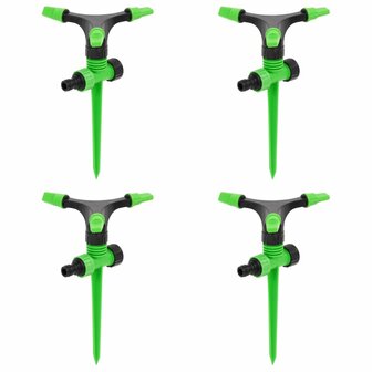 Sproeiers 4 st 16x13,5x25,5 cm ABS en PP groen en zwart