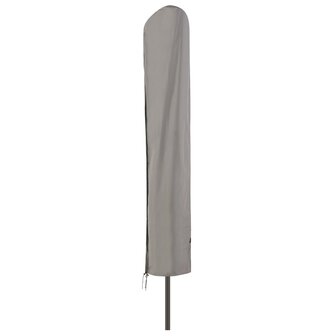 Hoes voor staande parasol 215x30 cm grijs
