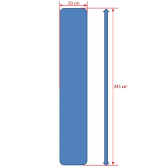 Hoes voor hangende/staande parasol grijs COVHP025