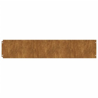 Gazonranden 10 stuks 20x103 cm flexibel cortenstaal
