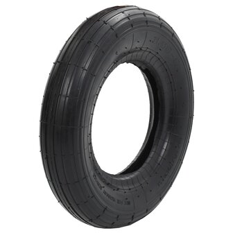 4-delige Kruiwagenbanden- en binnenbandenset 3.50-8 4PR rubber