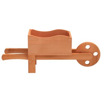 Plantenbakken kruiwagen 2 st 47x15x19 cm massief vurenhout