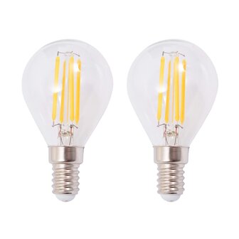 Wandlampen 2 st met LED 8 W