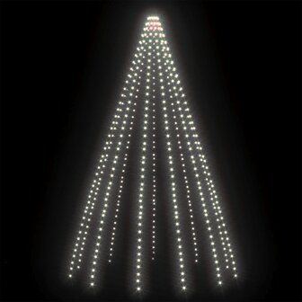 Kerstboomverlichting met 500 LED&#039;s koudwit binnen/buiten 500 cm