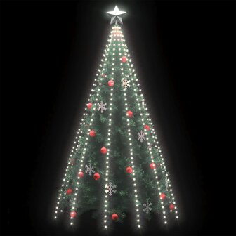 Kerstboomverlichting met 500 LED&#039;s koudwit binnen/buiten 500 cm