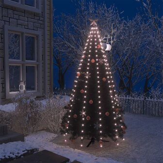 Kerstboomverlichting met 250 LED&#039;s net 250 cm