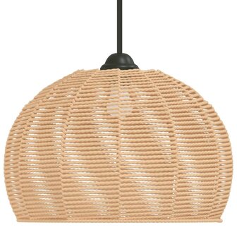 Plafondlampenkap &Oslash;36x26 cm ijzer en papier