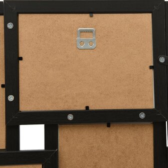 Fotolijst voor 24x(10x15 cm) foto MDF zwart